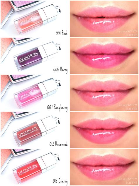 dior lip glow oil berry swatch|best Dior Lip Glow color.